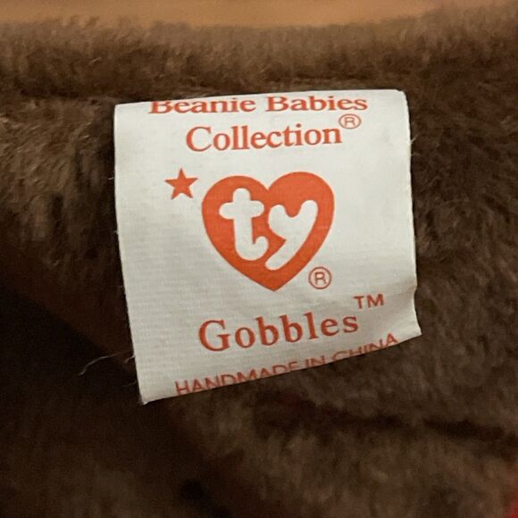 TY Lot Of 5 1990s Retired Bird Beanie Babies Eggbert Jake Mac Kuku Gobbles - Picture 13 of 13